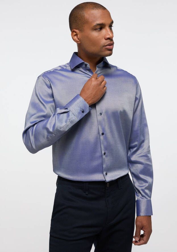 Eterna Regular fit zakelijk overhemd met stretch
