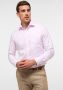 Eterna Modern Fit Twill Overhemd met Lange Mouwen Pink Heren - Thumbnail 2