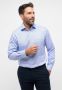 Eterna Lichtblauwe Textured Shirt Modern Fit Blue Heren - Thumbnail 1