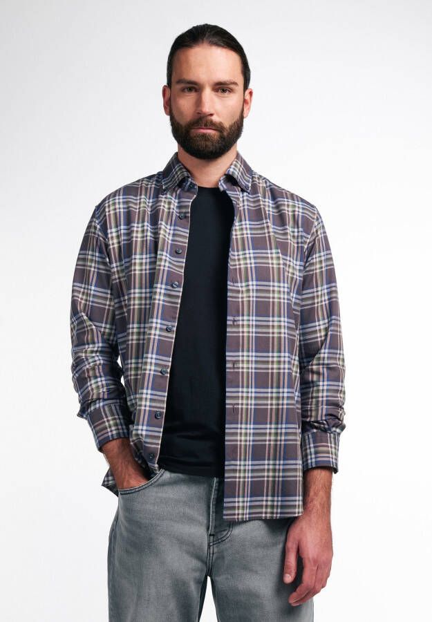 Eterna Overhemd met lange mouwen Regular fit EASY IRON (gemakkelijk te strijken)