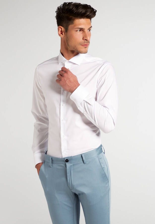 Eterna Overhemd met lange mouwen Slim fit NON IRON (strijkvrij)