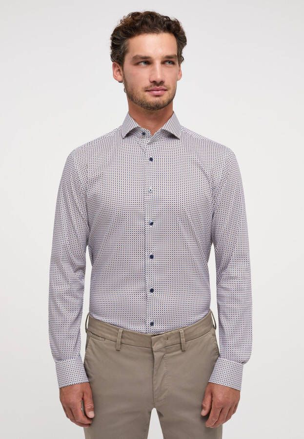 Eterna Slim fit zakelijk overhemd van lyocellmix
