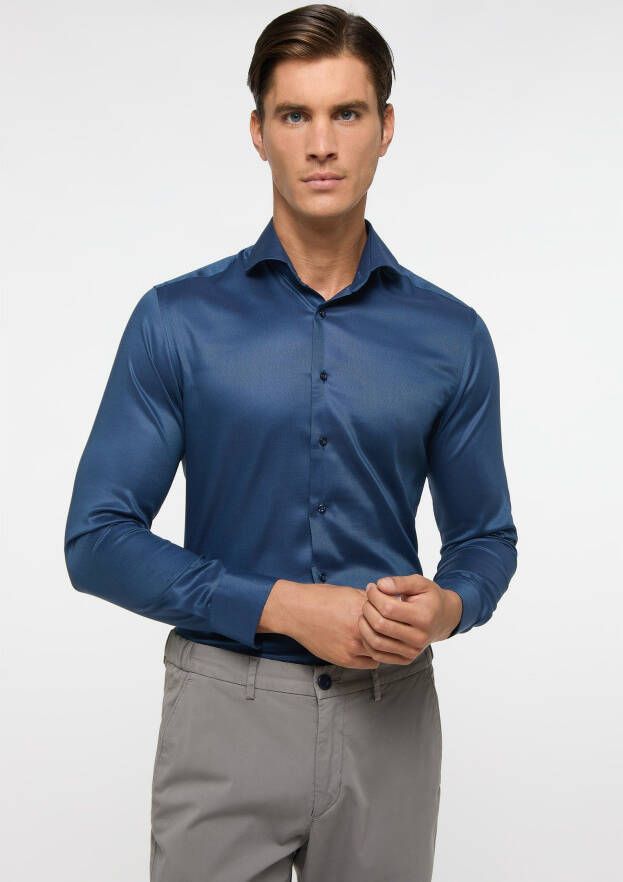 Eterna Slim fit zakelijk overhemd van natté