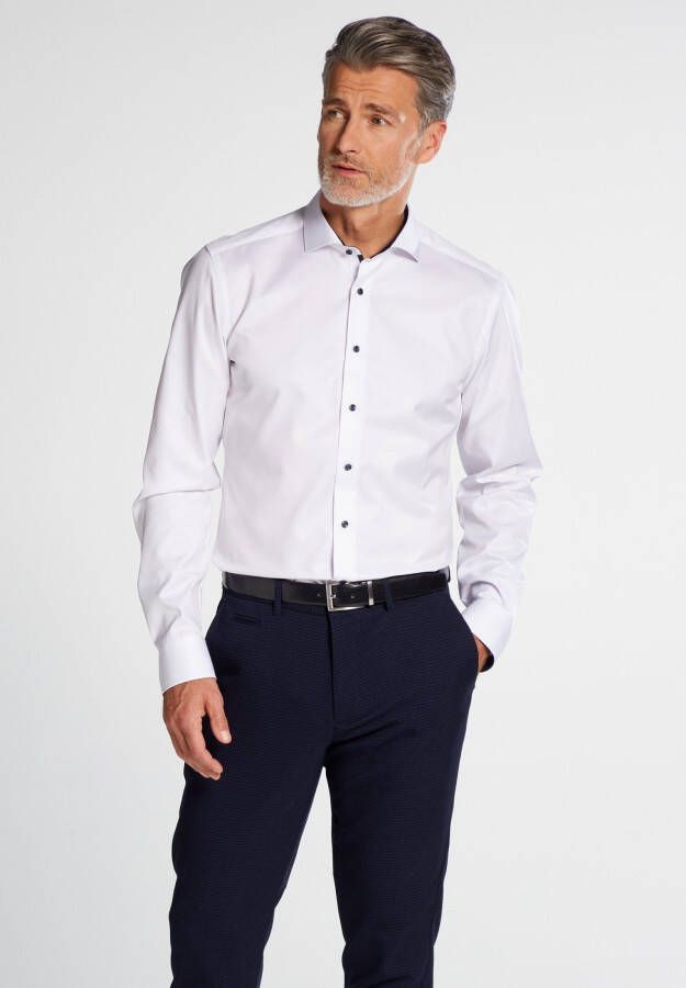 Eterna Slim fit zakelijk overhemd met haaikraag model 'HAI'