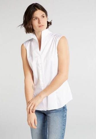 Eterna Satijnen blouse MODERN CLASSIC mouwloze blouse