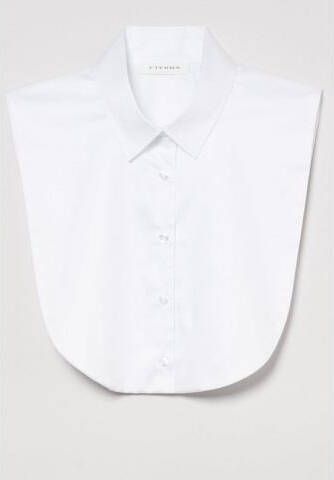 Eterna Satijnen blouse MODERN CLASSIC zonder mouwen blouse losse kraag