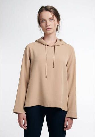 Eterna Lange Mouw Blouse Beige Brown Dames