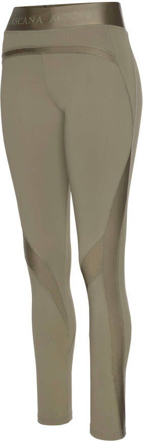 active by Lascana Functionele legging met glanzende inzetten