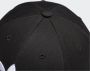 Adidas Originals Zwarte Katoenen Baseballpet met Oversized Trefoil Logo Black Unisex - Thumbnail 8