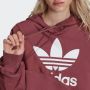 Adidas Originals Trefoil Hoodie Hc7035 Roze Dames - Thumbnail 4