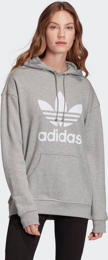 Adidas Originals Hoodie ADIDAS ADICOLOR TREFOIL met grote logoprint