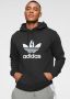 Adidas Zwarte Trefoil Hoodie voor mannen Black Heren - Thumbnail 3