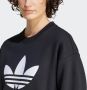 Adidas Originals Zwarte Trui met Wijde Silhouet en Authentiek Logo Zwart Dames - Thumbnail 6