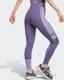 Adidas Originals Polyester Leggings met 3-Stripes Purple Dames - Thumbnail 3
