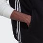 Adidas Originals Adicolor 3-stripes Teddy Fleeceweste Winterjassen Heren black maat: XXL beschikbare maaten:S L XL XXL - Thumbnail 4