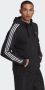 Adidas Originals Hooded sweatshirt met 3 strepen 3-Stripes Zwart Heren - Thumbnail 7