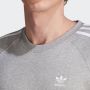 Adidas Originals Klassieke 3-Stripes Crewneck Sweater Gray Heren - Thumbnail 6