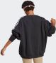 Adidas Klassieke Oversized Crewneck Sweatshirt Zwart Black Dames - Thumbnail 2