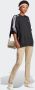 Adidas Klassieke Oversized Crewneck Sweatshirt Zwart Black Dames - Thumbnail 5