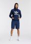Adidas Originals Blauwe hoodie met maxi logo print Blue Heren - Thumbnail 7
