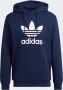 Adidas Originals Blauwe hoodie met maxi logo print Blue Heren - Thumbnail 7