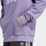 Adidas Klassieke Trefoil Hoodie Lichtgewicht Sweatshirt Purple Heren - Thumbnail 6
