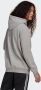 Adidas Klassieke Trefoil Lichtgewicht Hoodie Grijs Gray Heren - Thumbnail 3