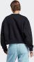 Adidas Originals Zwarte Oversized Sweater met Geborduurd Logo Zwart Dames - Thumbnail 3
