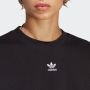 Adidas Originals Zwarte Oversized Sweater met Geborduurd Logo Zwart Dames - Thumbnail 4