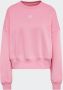 Adidas Bliss Pink Cropped Crewneck Sweatshirt Pink Dames - Thumbnail 7
