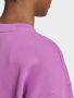 Adidas Lichtgewicht Crewneck Trefoil Sweatshirt Violet Purple Dames - Thumbnail 4