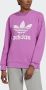 Adidas Lichtgewicht Crewneck Trefoil Sweatshirt Violet Purple Dames - Thumbnail 6