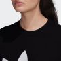 Adidas Originals Zwart Crewneck Sweatshirt met Trefoil Black Dames - Thumbnail 12