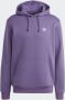 Adidas Paarse Essentials Hoodie met Kangaroo-zak Purple Heren - Thumbnail 4