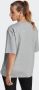 Adidas Originals Grijze Dames Sport T-shirt met Trefoil Logo Gray Dames - Thumbnail 3