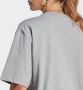 Adidas Originals Grijze Dames Sport T-shirt met Trefoil Logo Gray Dames - Thumbnail 5