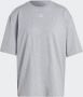 Adidas Originals Grijze Dames Sport T-shirt met Trefoil Logo Gray Dames - Thumbnail 7