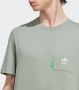 Adidas Originals Essentials Plus T-shirt T-shirts Kleding silver green maat: S beschikbare maaten:S - Thumbnail 8