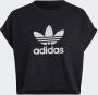 Adidas Originals Sportieve Dames Crop Tee Zwart Black Dames - Thumbnail 8