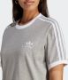Adidas Originals Adicolor Classic 3-Stripes Dames T-shirt Gray Dames - Thumbnail 5