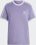 Adidas Originals Adicolor 3-stripes T-shirt T-shirts Kleding magic lilac maat: XS beschikbare maaten:XS - Thumbnail 6