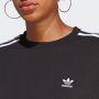 Adidas Originals Sportief Zwart T-shirt met Logo Borduursel en 3-Strepen Black Dames - Thumbnail 12