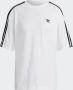 Adidas Originals Witte Sport T-shirt met Logo Borduursel en Strepen White Dames - Thumbnail 8