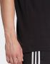 Adidas Sportieve Zwarte T-shirt met 3-Stripes Zwart Heren - Thumbnail 8