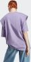 Adidas Originals Gerecycled katoenen T-shirt met uniek ontwerp Purple Dames - Thumbnail 3
