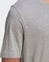 Adidas Originals Grijze Sport T-Shirt met Trefoil Logo Borduursel Gray Heren - Thumbnail 6