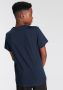 Adidas Originals T-shirt donkerblauw wit Katoen Ronde hals 152 - Thumbnail 6