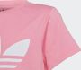 Adidas Originals Adicolor Trefoil T-shirt T-shirts Kleding pink white maat: 164 beschikbare maaten:140 152 164 170 - Thumbnail 11
