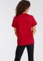 Adidas Originals T-shirt rood wit Katoen Ronde hals Logo 128 - Thumbnail 6