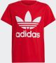 Adidas Originals T-shirt rood wit Katoen Ronde hals Logo 128 - Thumbnail 7